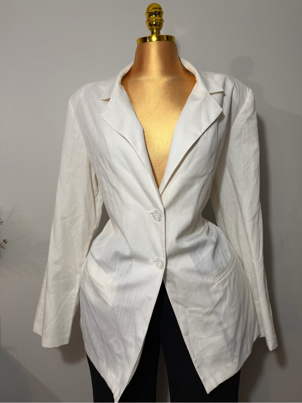 Sag Harbor Cream Tailored Women's Blazer Jacket